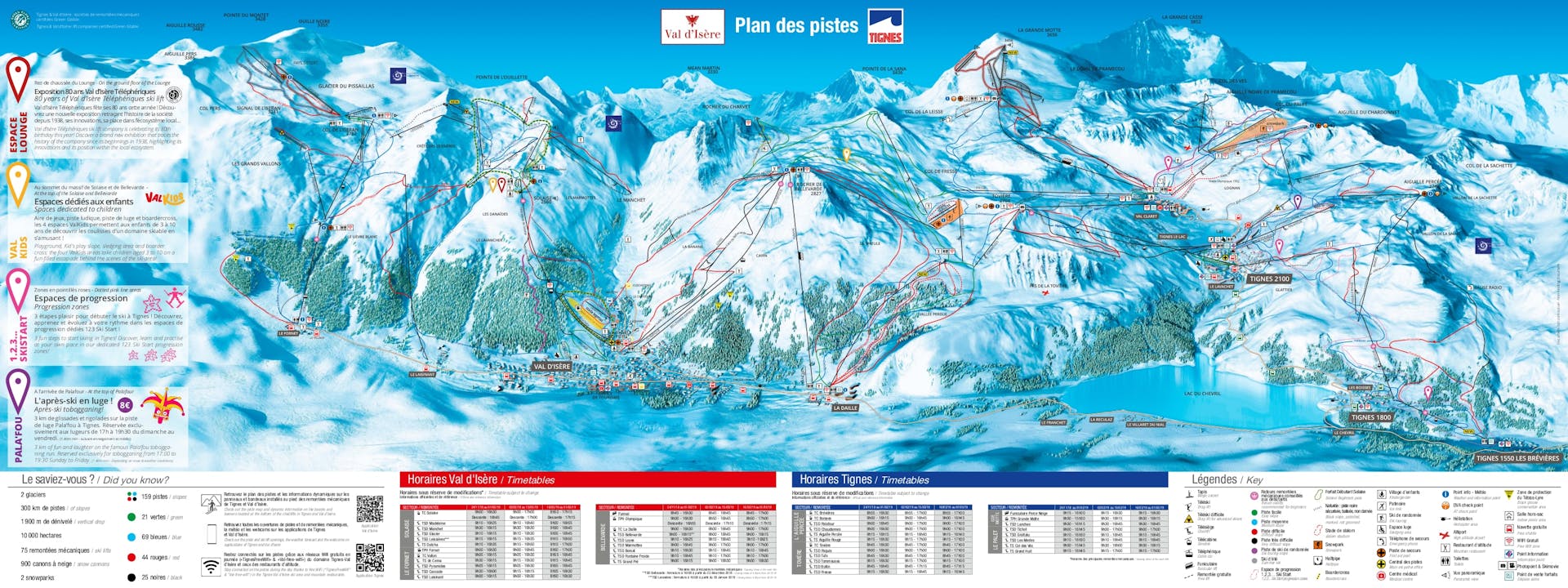 Val d'Isere ski map